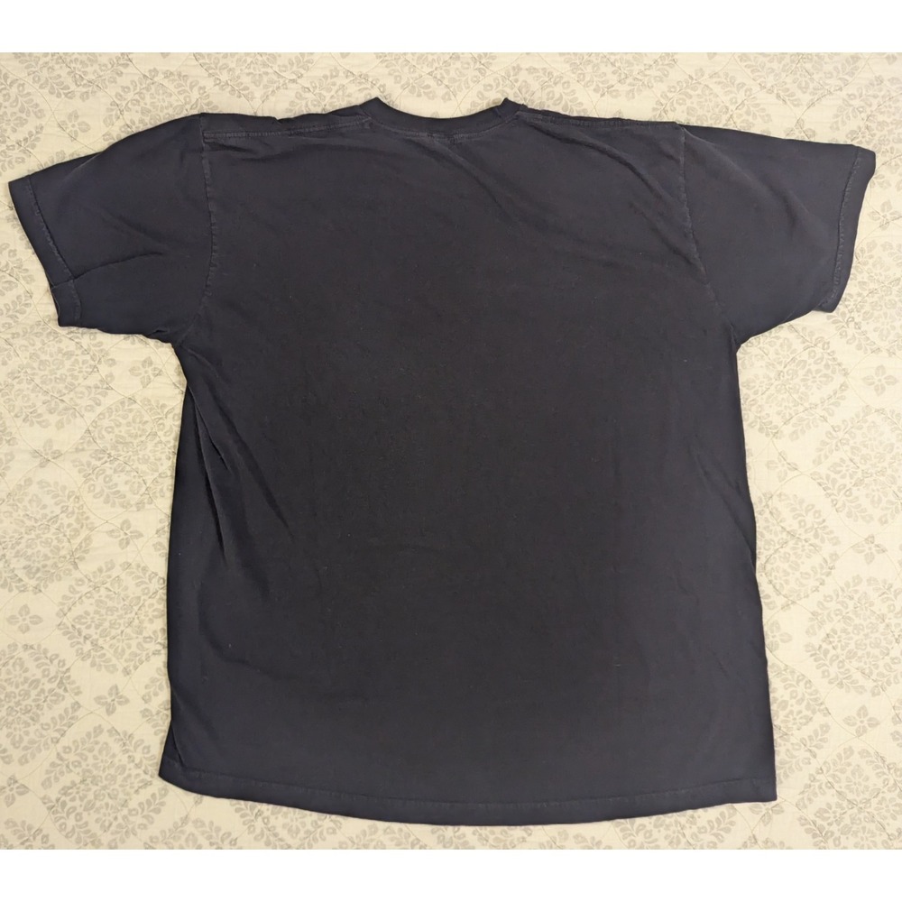 Y2K VTG OOP Hard Rock Hotel Albuquerque Mens T-Shirt Blk 2XL Skull Guitars Punk - Picture 2 of 5